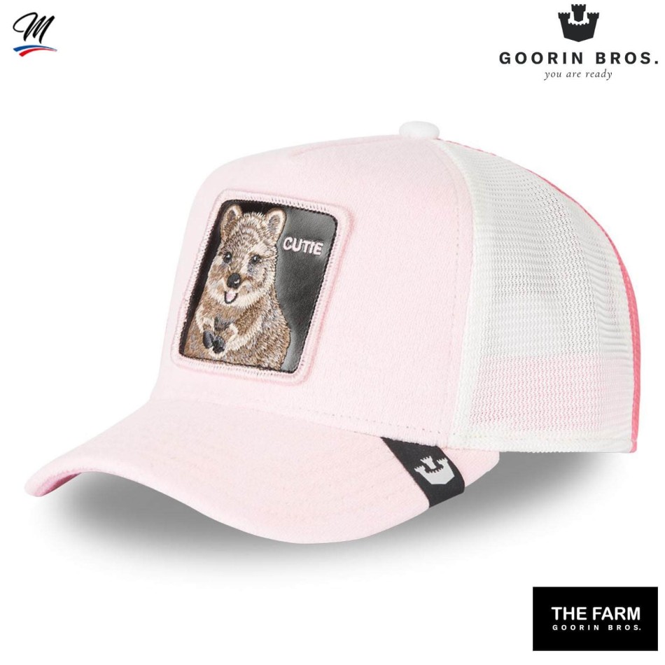 Quokka Cutie "Smile More" Trucker Cap (Cap) Goorin Bros auf FrenchMarket