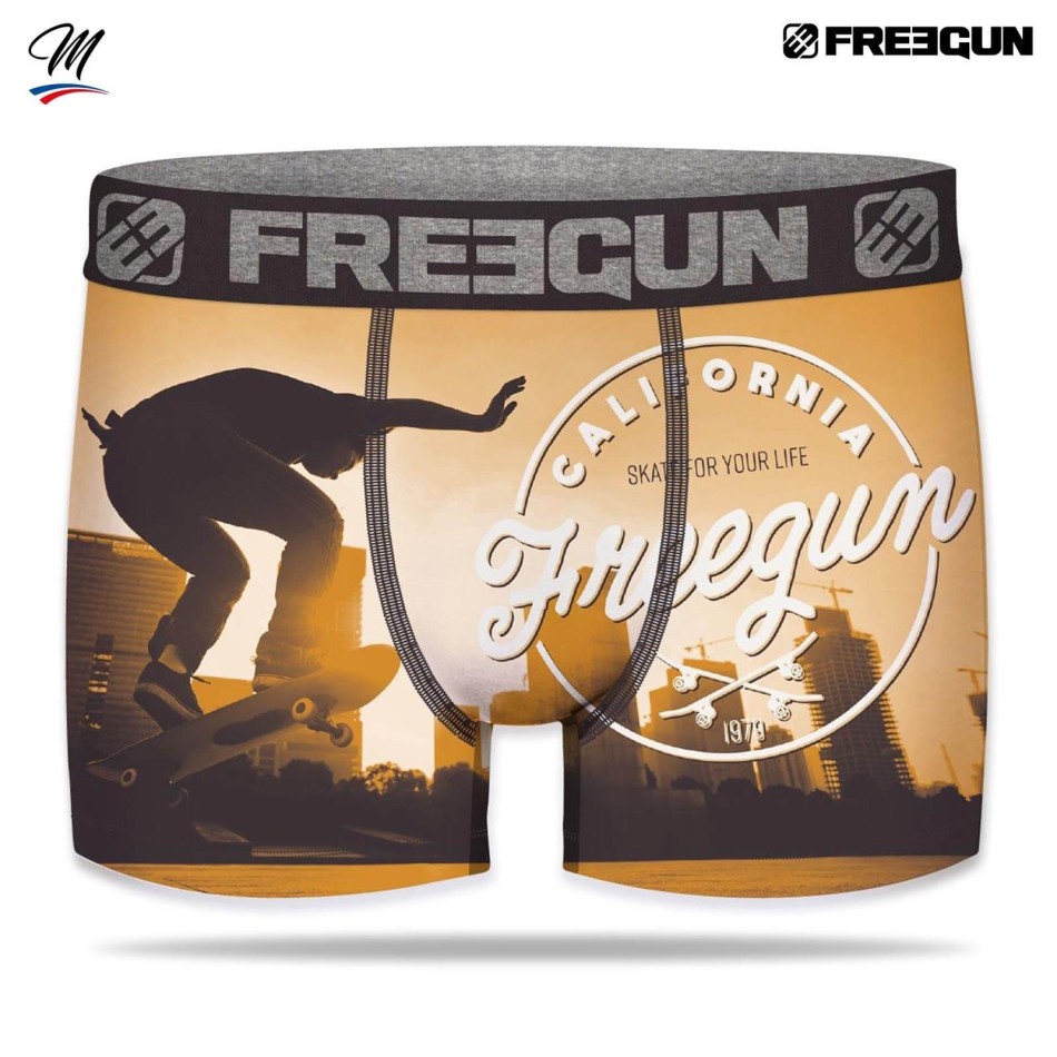 FREEGUN Boxer Homme Premium "Skate or Die" | sPECIAL Pro Skater