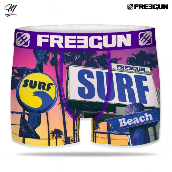 Boxer Homme Premium Summer "Surf & Ocean" (Boxers Homme) Freegun chez FrenchMarket