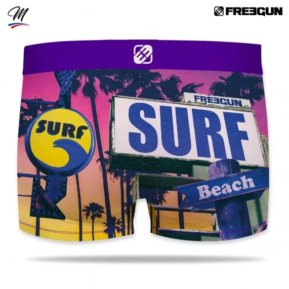 Boxer Herren Premium Summer "Surf" (Boxershorts Mann) Freegun auf FrenchMarket
