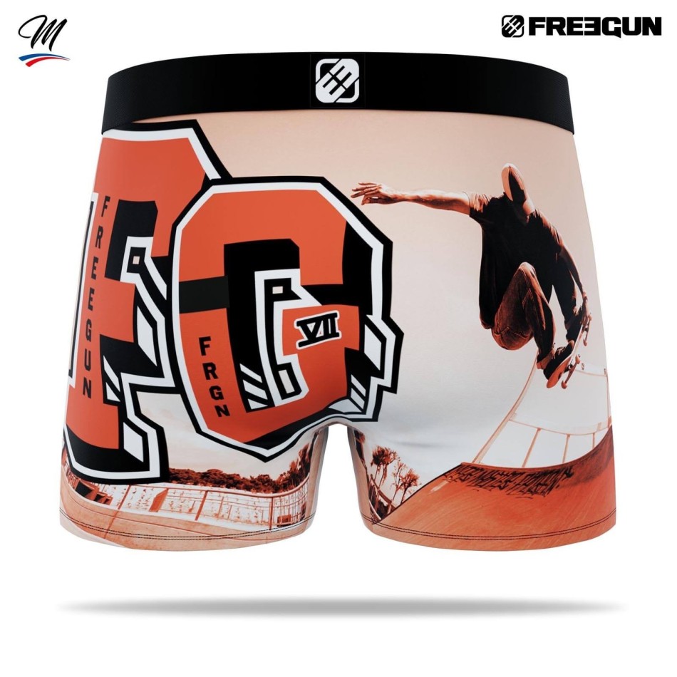 Boxer Homme Premium Jean "Skate or Die" (Boxer da uomo) Freegun chez FrenchMarket