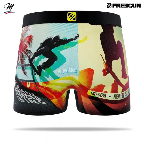 Boxer Homme Premium Jean "Skate or Die" (Boxershorts Mann) Freegun auf FrenchMarket