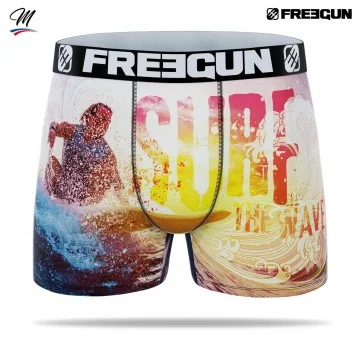 Boxer Herren Premium Summer "Surf" (Boxershorts) Freegun auf FrenchMarket