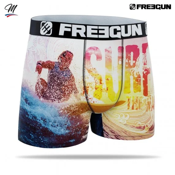 Boxer Herren Premium Summer "Surf" (Boxershorts Mann) Freegun auf FrenchMarket