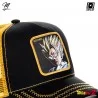 CAPSLAB Casquette Trucker Dragon Ball Z Gohan Noir et Jaune (Cap) Capslab auf FrenchMarket