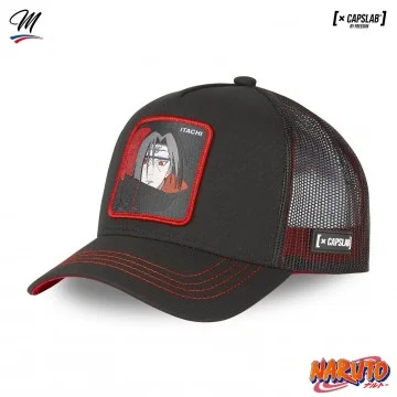 Naruto "Itachi Uchiwa" Trucker Cap (Gorras) Capslab chez FrenchMarket