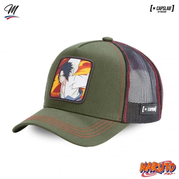 Naruto "Sasuke Uchiwa" Trucker Cap (Gorras) Capslab chez FrenchMarket