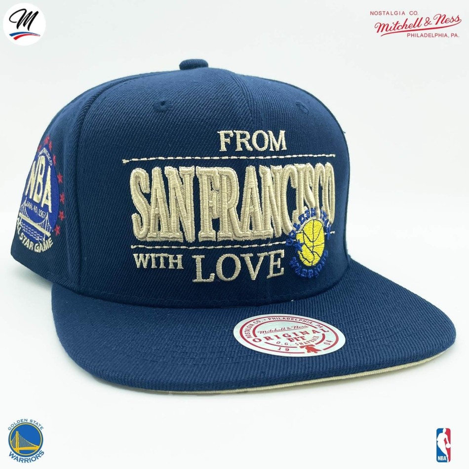 MITCHELL&NESS NBA Warriors "San Francisco With Love" Cap