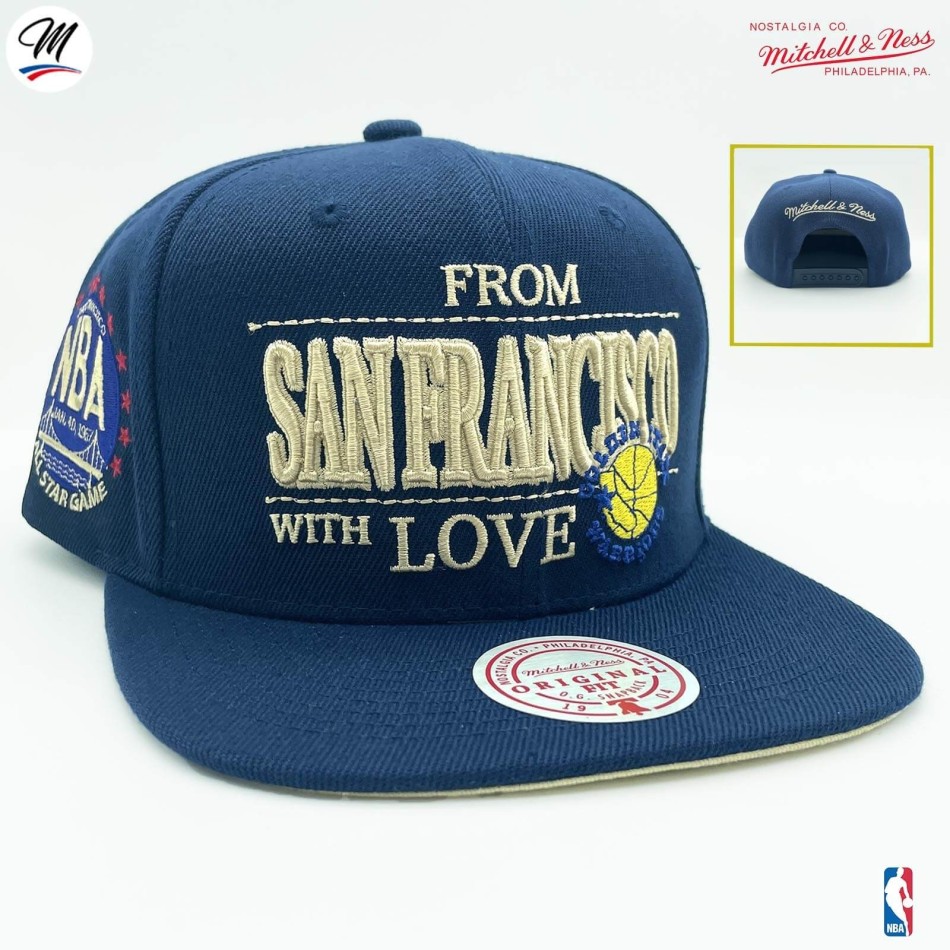 NBA Golden State Warriors "San Francisco With Love" cap (Caps) Mitchell & Ness on FrenchMarket
