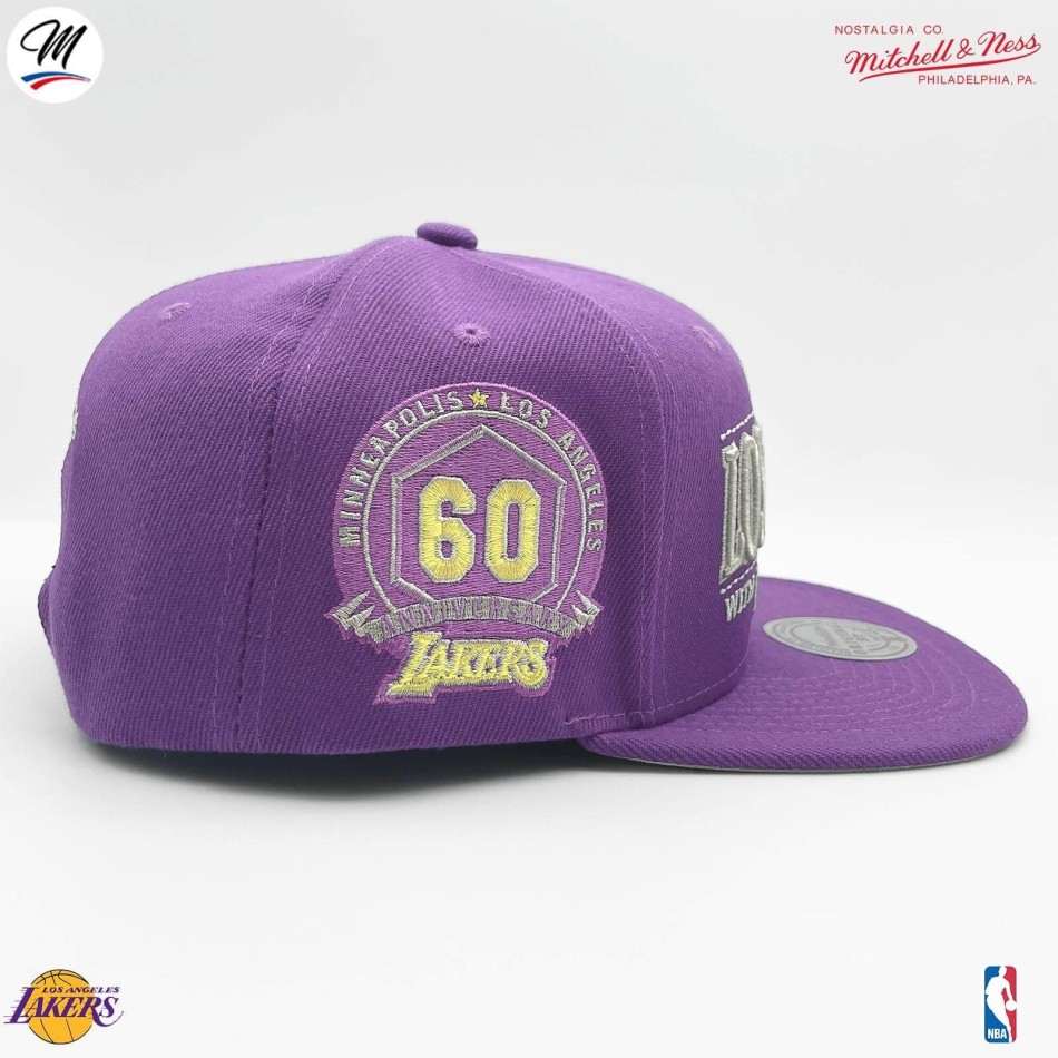 NBA Los Angeles Lakers "Los Angeles With Love" Mütze (NBA-Kappe) Mitchell & Ness auf FrenchMarket