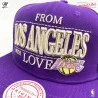 Casquette NBA Los Angeles Lakers "Los Angeles With Love" (Casquettes) Mitchell & Ness chez FrenchMarket
