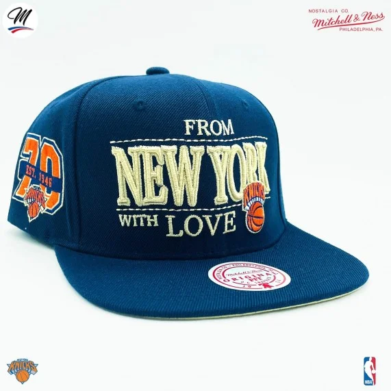 NBA New York Knicks "New York With Love" Mütze (Cap) Mitchell & Ness auf FrenchMarket