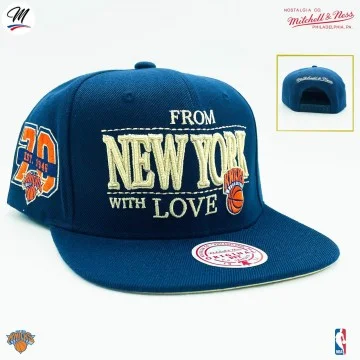 Casquette NBA New York Knicks "New York With Love" (Casquettes) Mitchell & Ness chez FrenchMarket