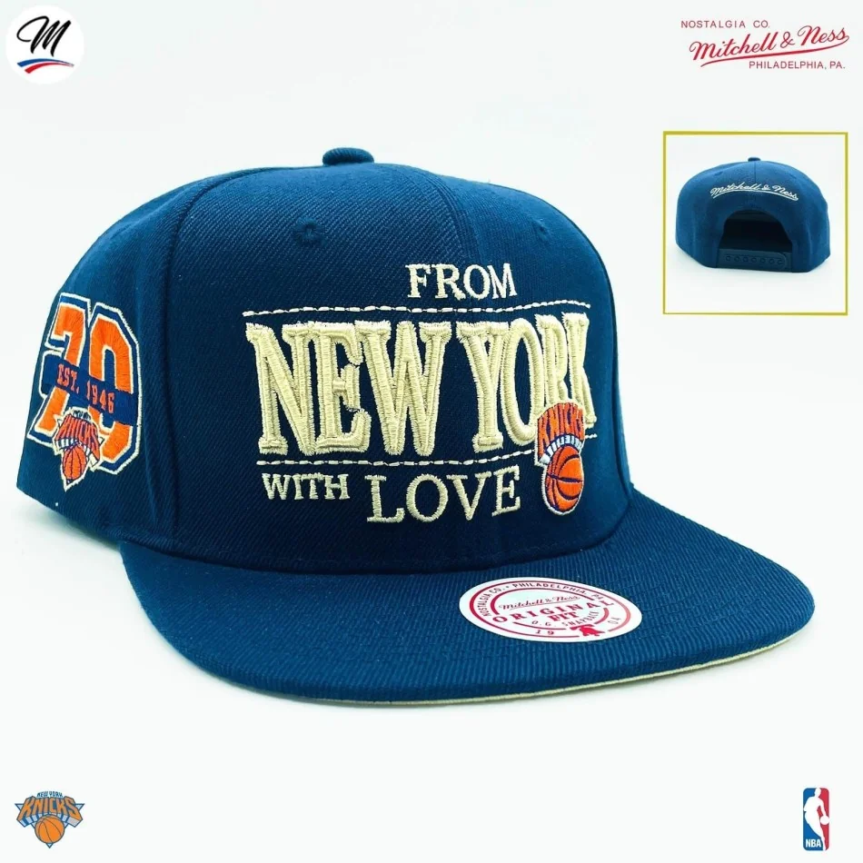 Casquette NBA New York Knicks "New York With Love" (Casquette NBA) Mitchell & Ness chez FrenchMarket