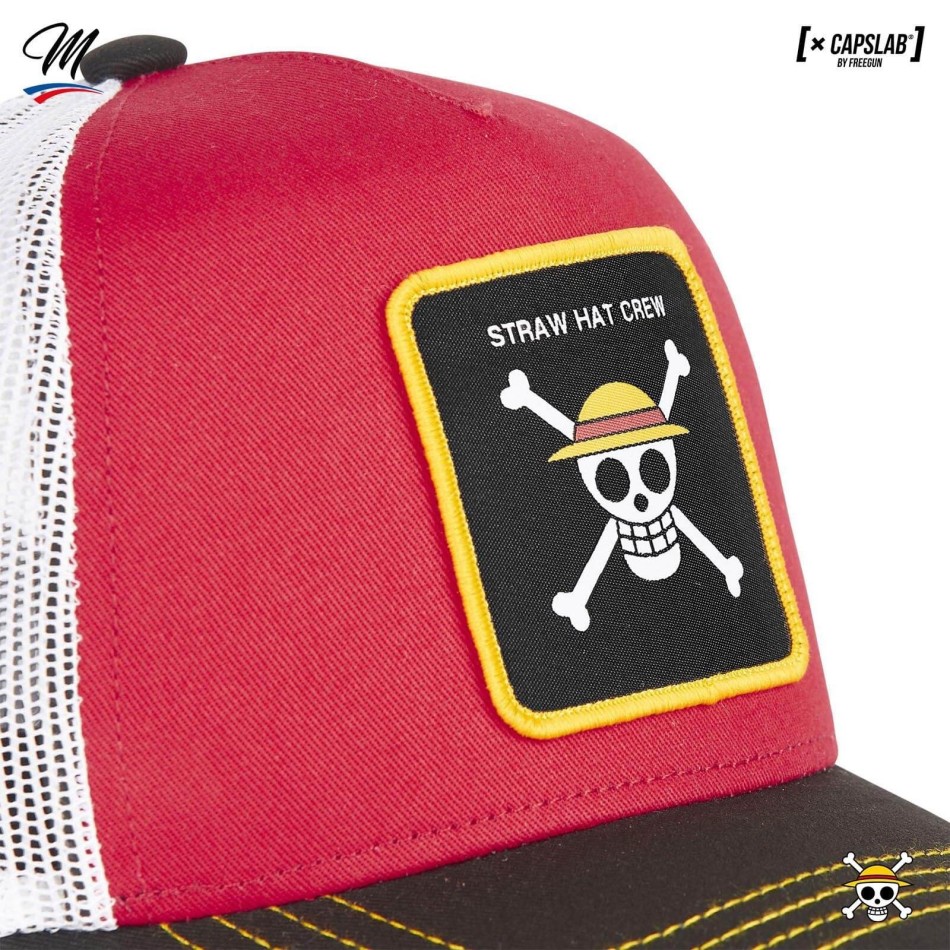 Casquette Trucker ONE PIECE Straw Hat Crew (Casquettes) Capslab chez FrenchMarket
