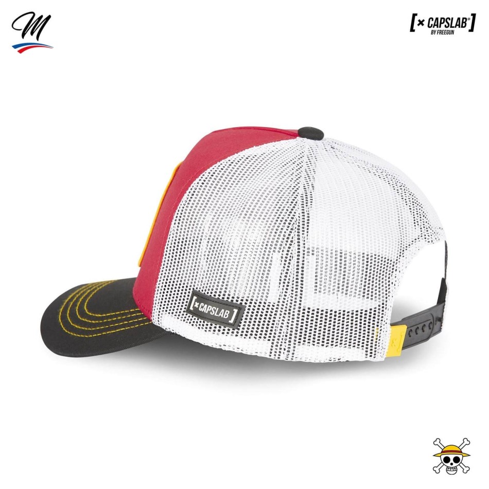 Cappello Trucker ONE PIECE Straw Hat Crew (Cappellino) Capslab chez FrenchMarket