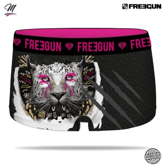 Set di 4 pantaloncini Panther Holly da ragazza (Boxer/Shorty) Freegun chez FrenchMarket