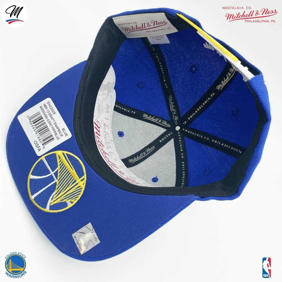 NBA Golden State Warriors "Draft 2013" Mütze (NBA-Kappe) Mitchell & Ness auf FrenchMarket