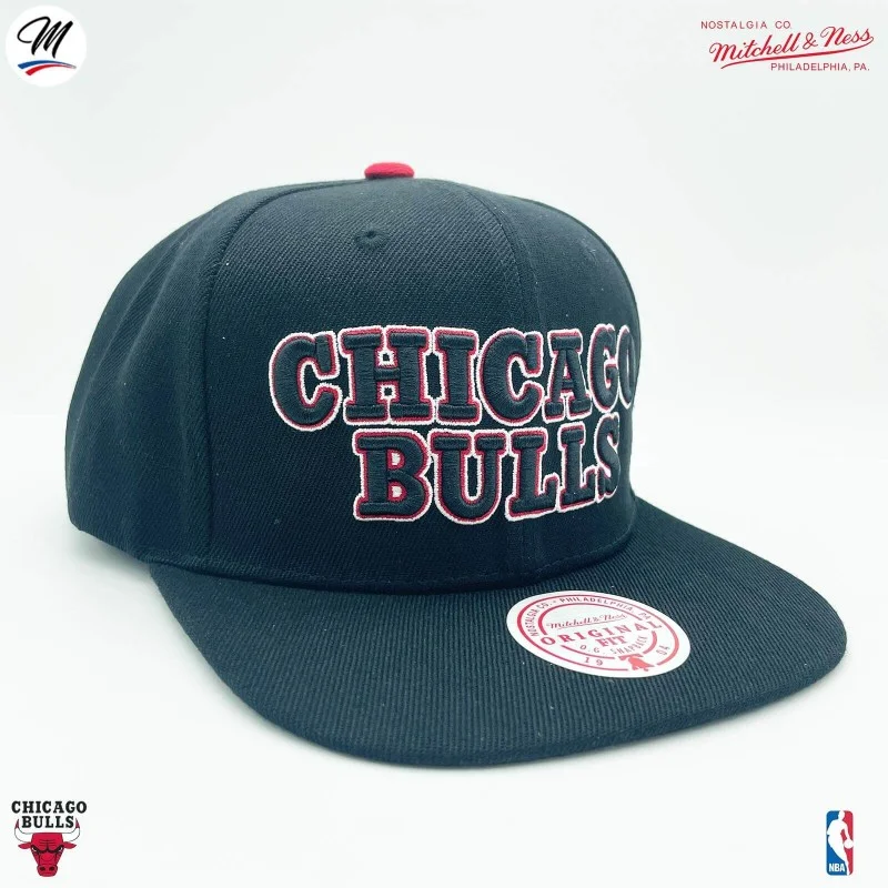 Mitchell & Ness - Casquette NBA Chicago Bulls "Draft 2013" Noir Taille Unique