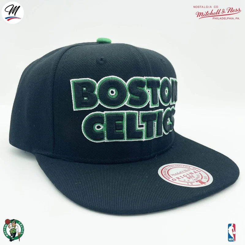 Mitchell & Ness - Casquette NBA Boston Celtics "Draft 2013"  Noir Taille Unique