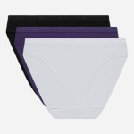 Blanc/Violet Aubergine/Noir