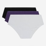 DIM Blanc Violet Aubergine Noir