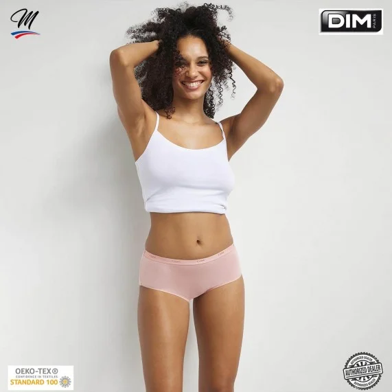 Lot de 3 Boxers Unies Coton Stretch "EcoDim" (Boksers) Dim chez FrenchMarket