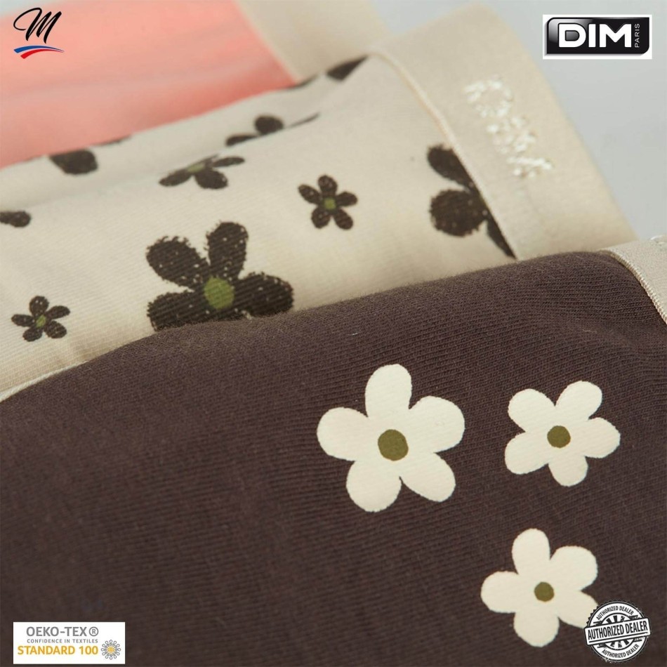 DIM GIRLS | Set med 3 stycken fina bomullsbyxor för flickor med stretchfickor