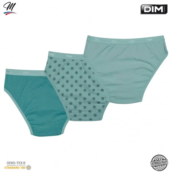 Set di 3 ragazze con mutandine in cotone elasticizzato "The Pockets (Mutandine) Dim chez FrenchMarket Set di 3 ragazze con mutandine in cotone elasticizzato "The Pockets (Mutandine) Dim chez FrenchMarket