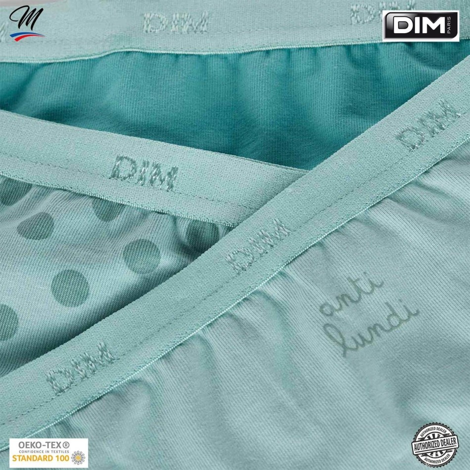 DIM GIRLS | Set med 3 stycken fina bomullsbyxor för flickor med stretchfickor