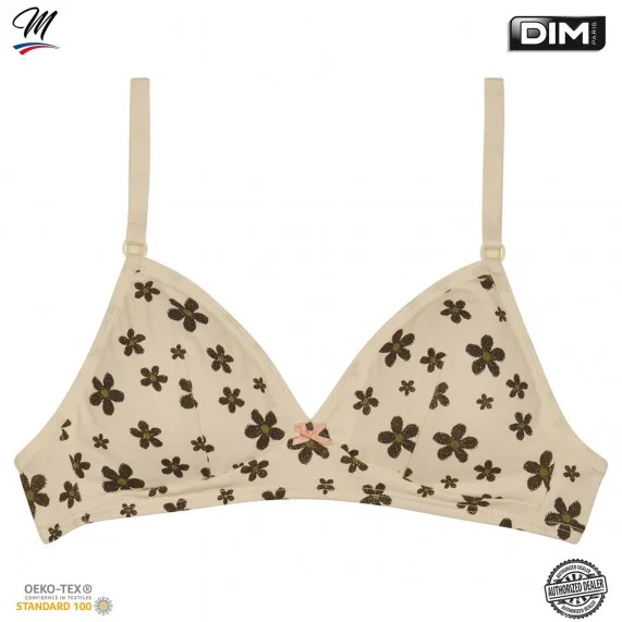 Soutien Gorge Fille Sans Armature Coton (Brassières et Soutiens-gorge) Dim chez FrenchMarket