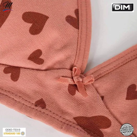Soutien Gorge Fille Sans Armature Coton (Brassières et Soutiens-gorge) Dim chez FrenchMarket
