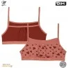 Doppelpack BHs "Les Pockets" für Mädchen aus Baumwolle mit Stretch-Anteil (BHs) Dim auf FrenchMarket