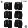 Lote de 6 bóxer de algodón para hombre (Calzoncillos para hombre) Freegun chez FrenchMarket