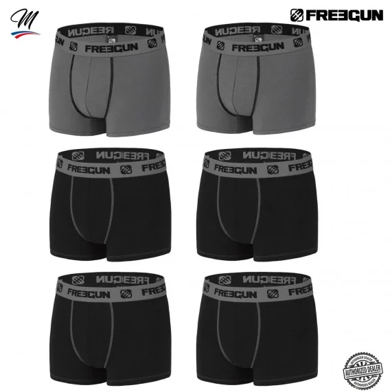 6er-Pack Boxershorts für Männer aus Baumwolle (Boxershorts für Männer) Freegun auf FrenchMarket 6er-Pack Boxershorts für Männer aus Baumwolle (Boxershorts für Männer) Freegun auf FrenchMarket