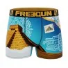 Calzoncillos de microfibra reciclada "Paysage du Monde" para hombre (Calzoncillos para hombre) Freegun chez FrenchMarket