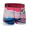 Calzoncillos de microfibra reciclada "Paysage du Monde" para hombre (Boxers) Freegun chez FrenchMarket