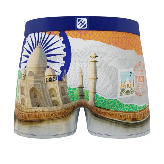 Paysage du Monde" recycled microfiber boxer shorts for men (Men's boxer shorts) Freegun on FrenchMarket