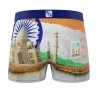 Calzoncillos de microfibra reciclada "Paysage du Monde" para hombre (Calzoncillos para hombre) Freegun chez FrenchMarket