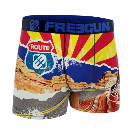 Boxer da uomo in microfibra riciclata "Paysage du Monde (Boxer da uomo) Freegun chez FrenchMarket