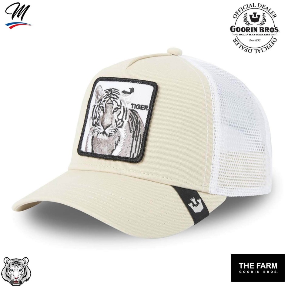 TIGER Trucker Cap - Tigre (Caps) Goorin Bros chez FrenchMarket
