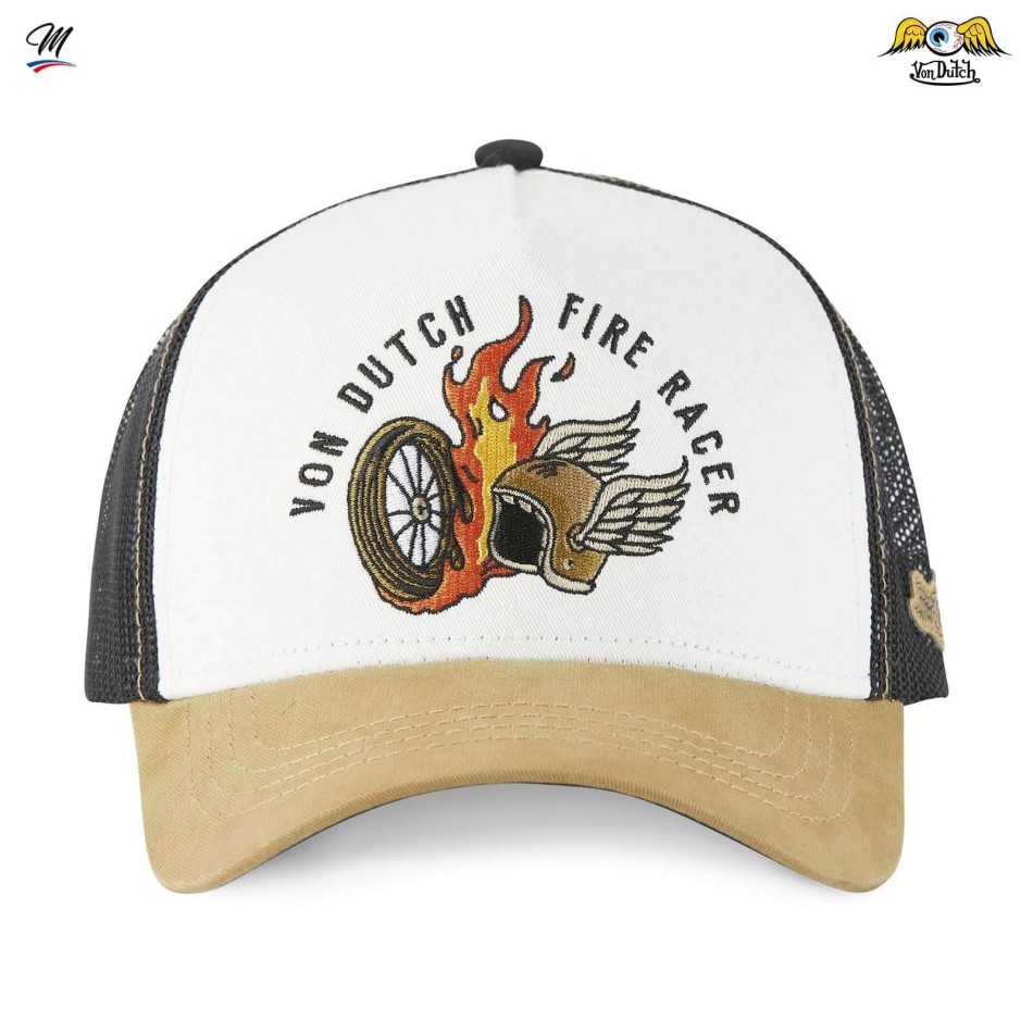 Casquette Trucker "Fire Racer" (Casquettes) Von Dutch chez FrenchMarket