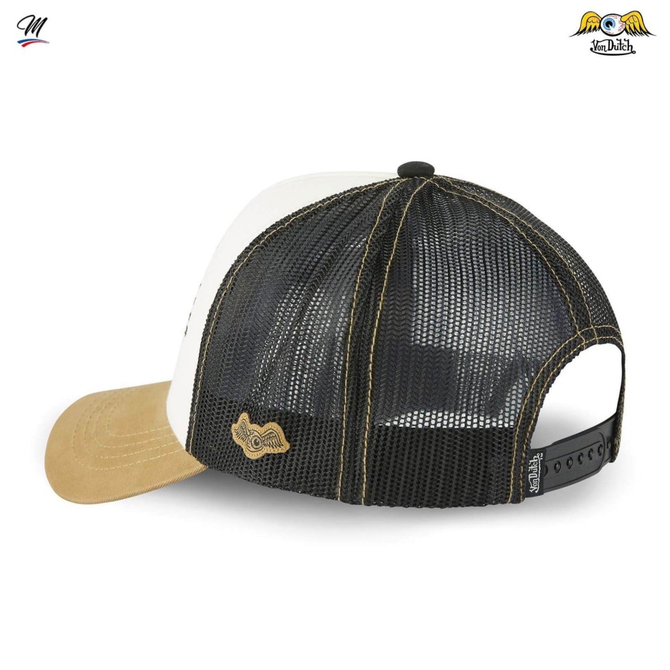 VON DUTCH "Fire Racer" Truckerkeps Vit Blå