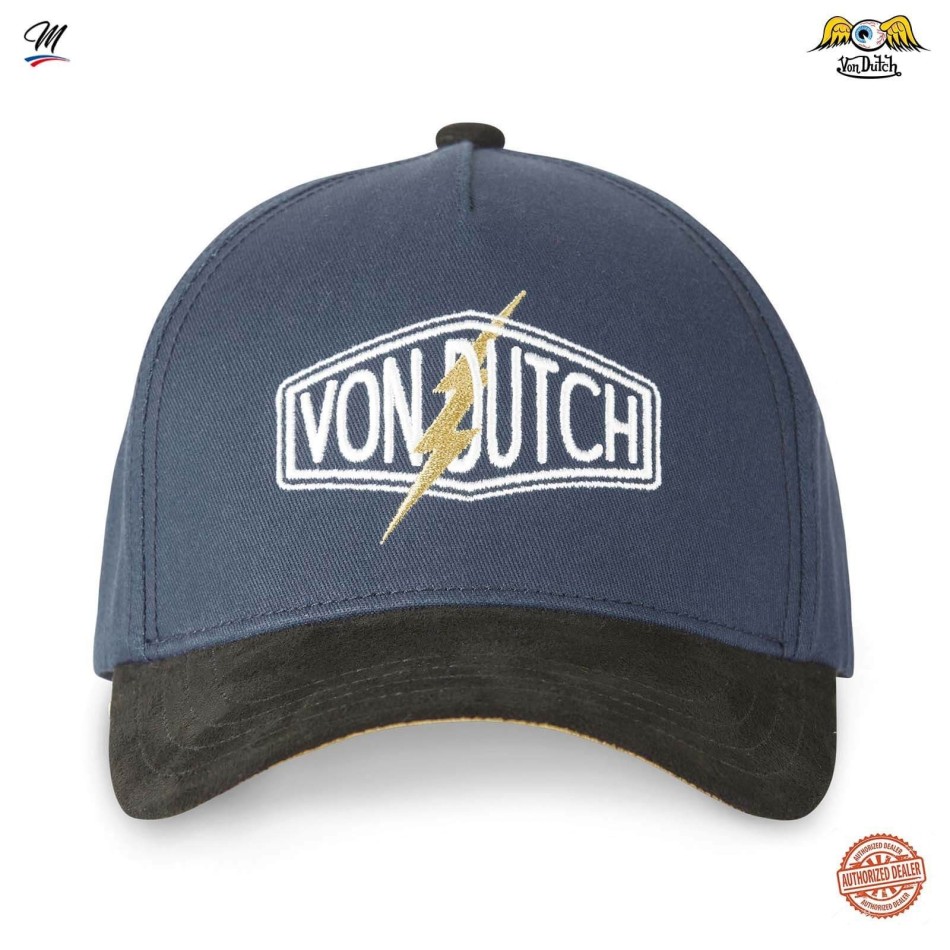 VON DUTCH "Flash" Truckerkeps marinblå och svart