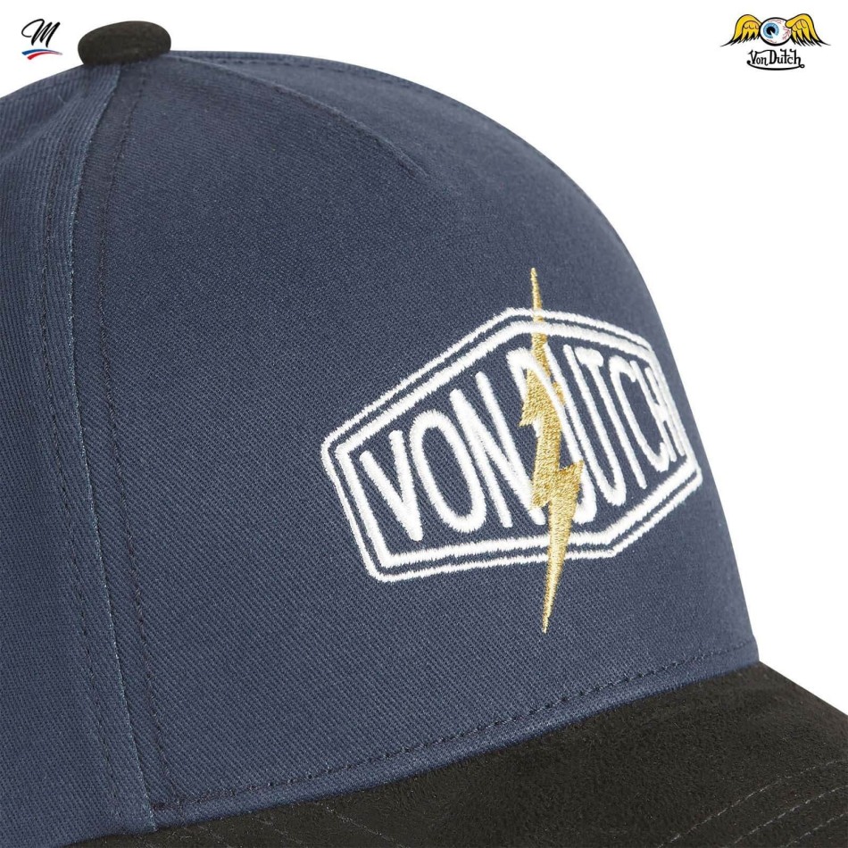 VON DUTCH "Flash" Truckerkeps marinblå och svart