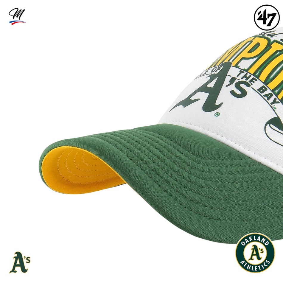 MLB Oakland Athletics Schaumstoff Cap "Foam '47 Offside DT" (Cap) '47 Brand auf FrenchMarket
