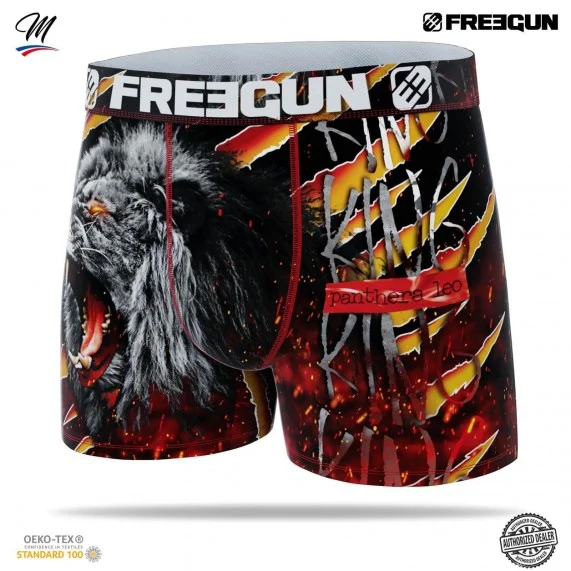Boxer Mann Mikrofaser "Tiere" (Boxershorts Mann) Freegun auf FrenchMarket