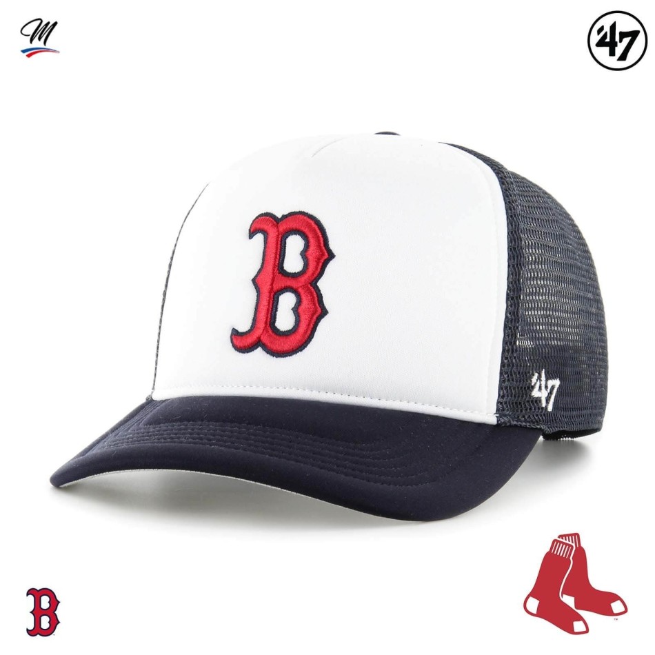 47' MLB Boston Red Sox Foam Cap "Tri tone Foam '47 Offside DT"