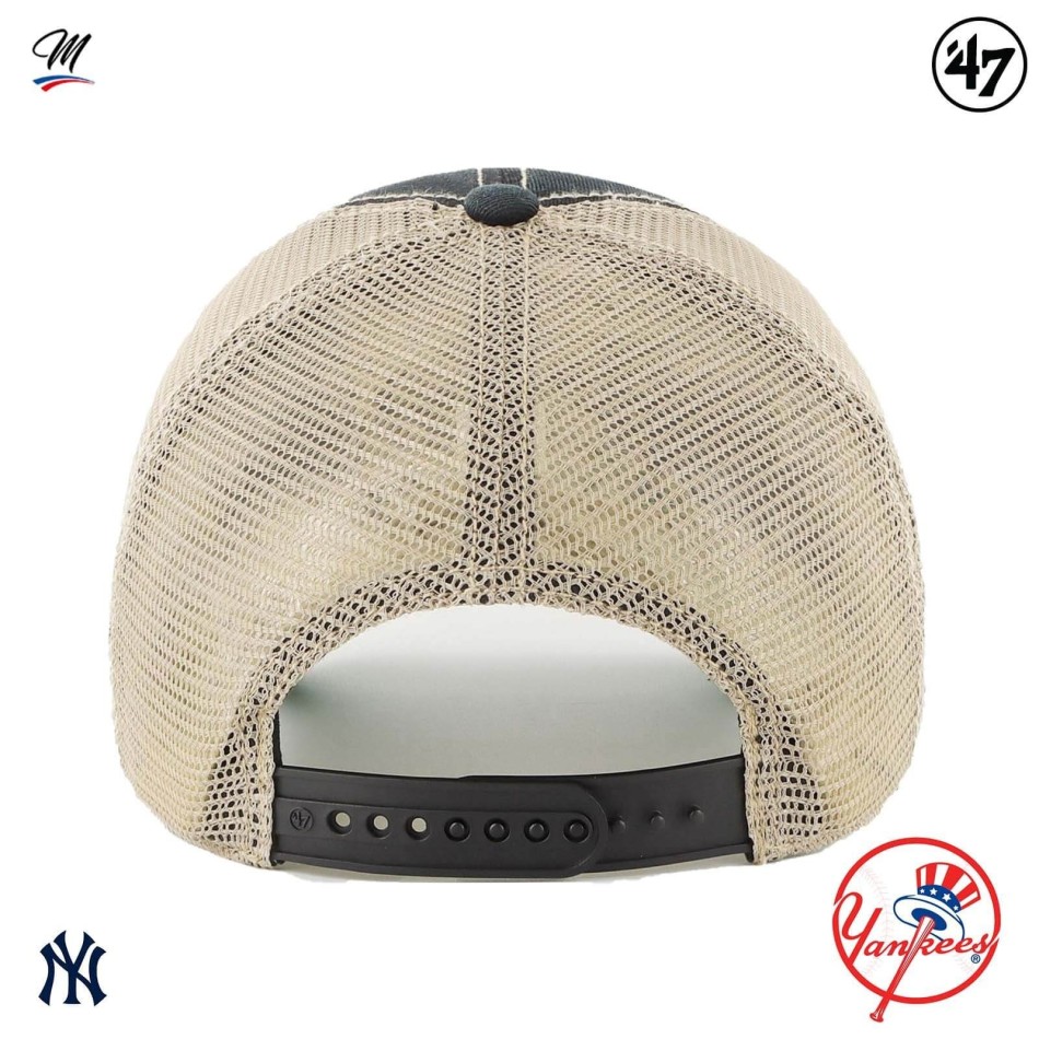 47' MLB New York Yankees Trawler Cap "Clean Up Vintage" Navy, Black