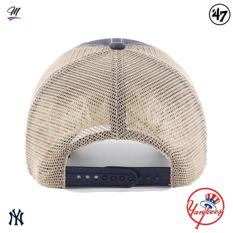 47' MLB New York Yankees Trawler Cap "Clean Up Vintage" Navy, Black
